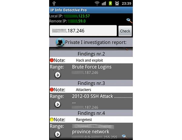 IP info Detective for Android - Download the APK from Habererciyes